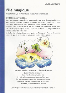 Livre de yoga pour enfants - Livret de l'ile magique